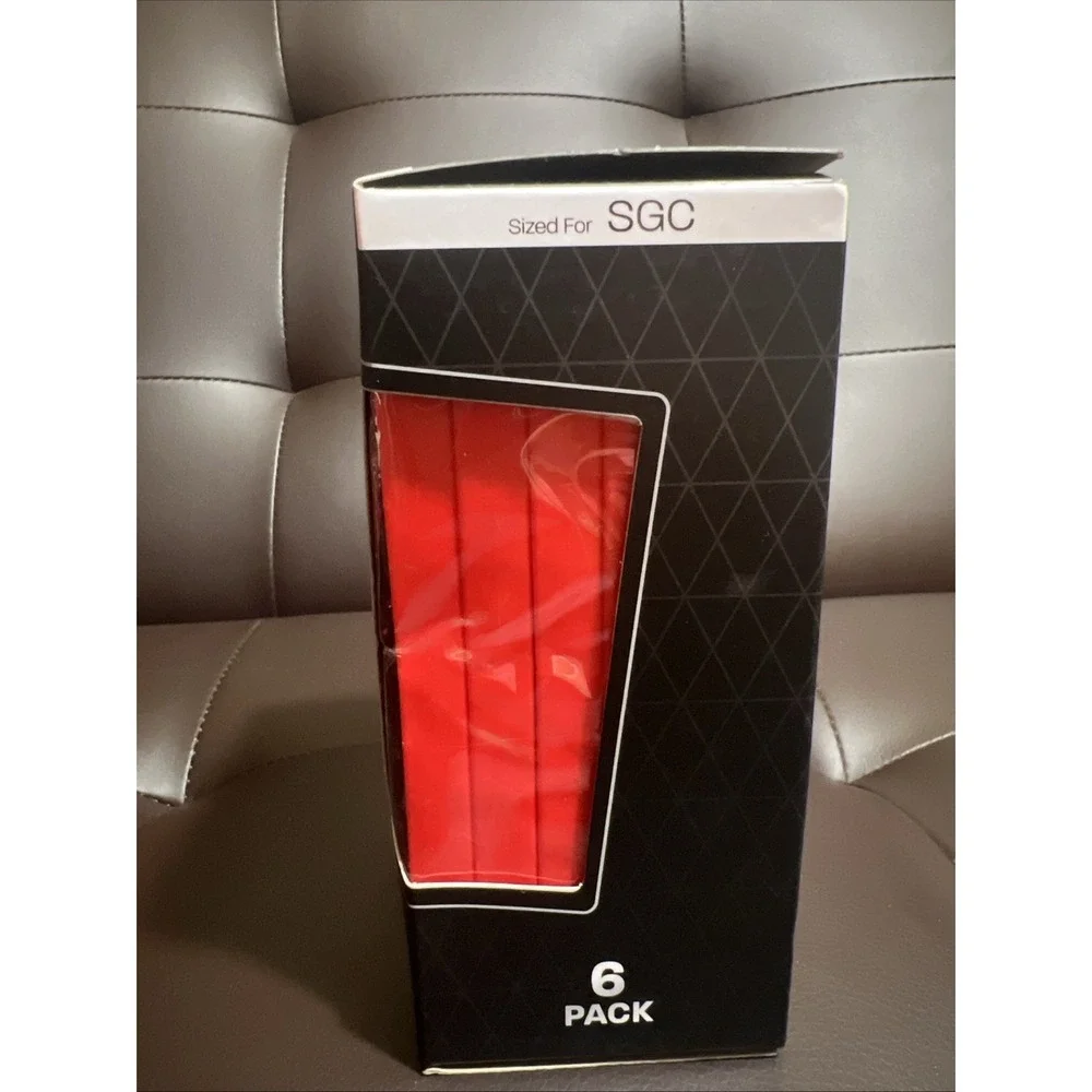 6 BCW Graded Card Bumpers For SGC Certified Slab Red Silicone Edge Protection